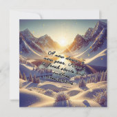 Mountain Dawn: 新年の約束 シーズンカード (正面)