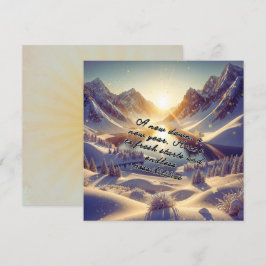 Mountain Dawn：新年の誓い シーズンカード