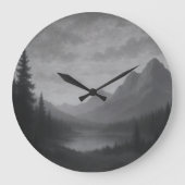 Mountain Escape Clock ラージ壁時計 (正面)