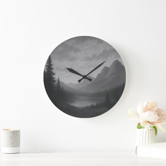 Mountain Escape Clock ラージ壁時計 (ホーム)