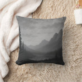 Mountain Escape Throw Pillow クッション (ブランケット)