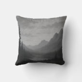 Mountain Escape Throw Pillow クッション (裏面)