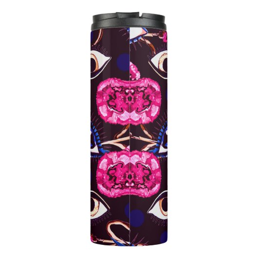 Mountain eye. Abstract pattern タンブラー (裏面)