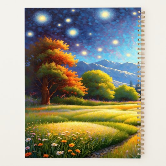 Mountain Forest Cabin Art プランナー手帳 (裏面)