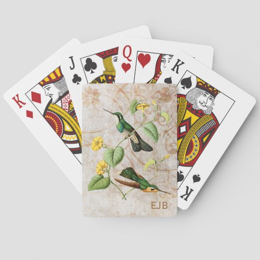 Mountain Gem Hummingbird Playing Cards トランプ (裏面)