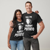 Mountain Guinea Pig Design Save The Furry Potato P Tシャツ (ユニセックス)