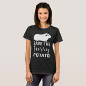 Mountain Guinea Pig Save The Furry Potato Tシャツ (正面フル)