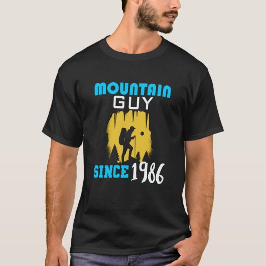 Mountain guy since 1986 tシャツ (正面)