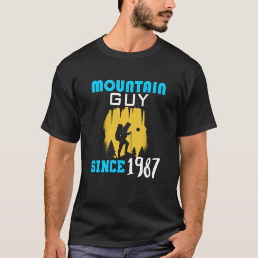Mountain guy since 1987 tシャツ (正面)