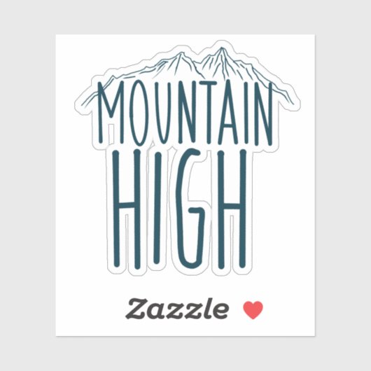 Mountain High シール (シート)
