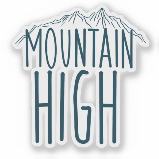 Mountain High シール (正面)