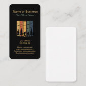 Mountain hiking 名刺 (正面/裏面)