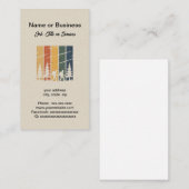 Mountain hiking 名刺 (正面/裏面)