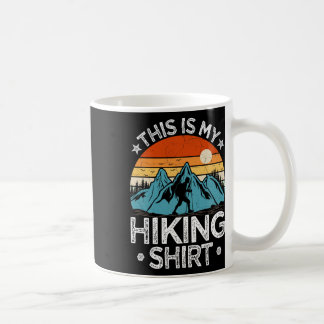 Mountain Hiking Adventure Vintage This Is My Hikin コーヒーマグカップ