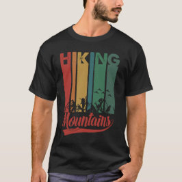 Mountain Hiking Adventure Wilderness Trekking Hike Tシャツ