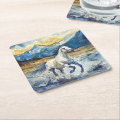 Mountain Horse スクエアペーパーコースター (アングル)