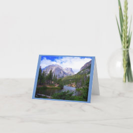Mountain Lake 4"x5.6"ノートカード ノートカード