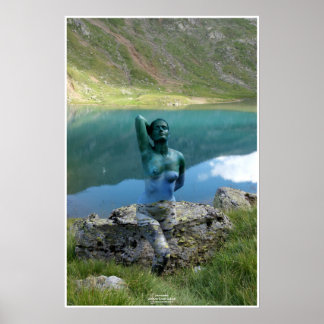 Mountain Lake by Johannes Stötter ポスター