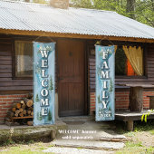 Mountain Lake Family Reunion Year Vert ID1317 横断幕