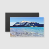 Mountain Lake Joy of the Lord Inspiring Magnet (正面/裏面)