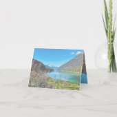 Mountain Lake Photography Folded Thank You Card サンキューカード (裏面)