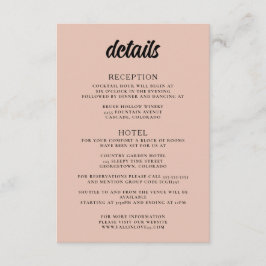 Mountain Lake Wedding エンクロージャーカード