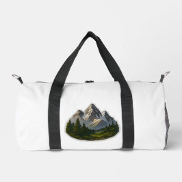 Mountain Landscape Design ダッフルバッグ