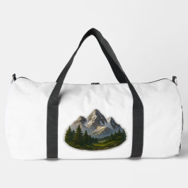 Mountain Landscape Design ダッフルバッグ