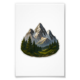 Mountain Landscape Design フォトプリント