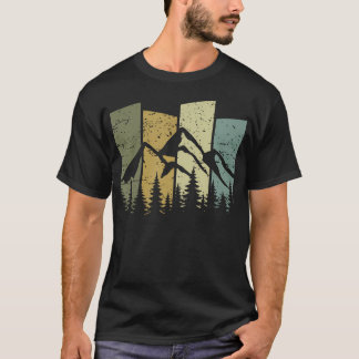 Mountain Landscape Forest Trees Nature Tシャツ