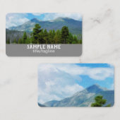 mountain landscape nature art custom 名刺 (正面/裏面)