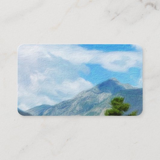 mountain landscape nature art custom 名刺 (裏面)