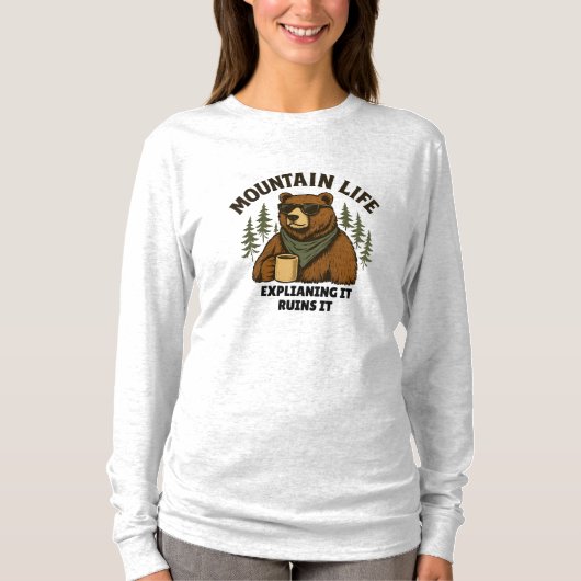 Mountain Life | Explaining It Ruins It Tシャツ (正面)