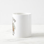 Mountain Life, Fewer People More Trees コーヒーベア コーヒーマグカップ (中央)