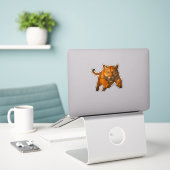Mountain Lion Cut-out sticker シール (デスク上のノートパソコン)