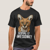 Mountain Lion Ohio Wild Cat Amiry Serval Cat Tシャツ (正面)