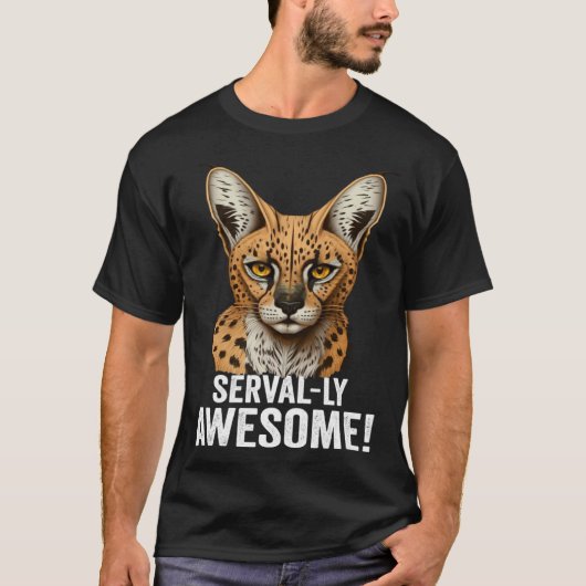Mountain Lion Ohio Wild Cat Amiry Serval Cat Tシャツ (正面)