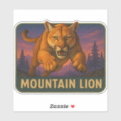 Mountain Lion Sticker シール (シート)
