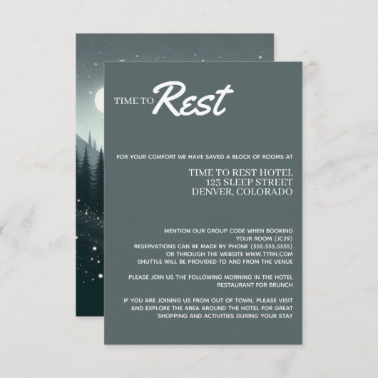 Mountain Magic エンクロージャーカード (正面/裏面)