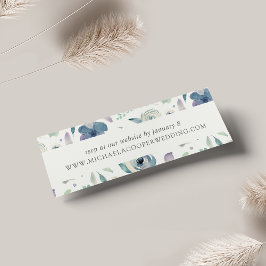 Mountain Meadowの結婚WebサイトRSVPカード