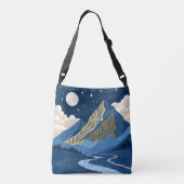 Mountain Moon Light クロスボディバッグ (裏面)