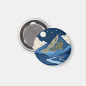 Mountain Moon Light マグネット (正面/裏面)