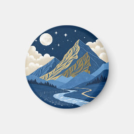 Mountain Moon Light マグネット