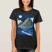 Mountain Moon Light Tシャツ (正面)