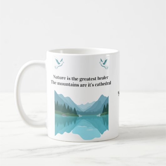 Mountain Mug コーヒーマグカップ (左)