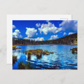 Mountain Noir Quebec，カナダ – 旅行写真 ポストカード (正面/裏面)