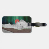 Mountain Northern Lights ラゲッジタグ (裏面横)