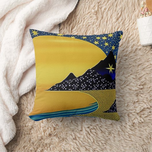 Mountain of Stars Poster クッション (ブランケット)
