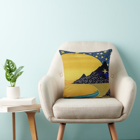 Mountain of Stars Poster クッション (椅子)