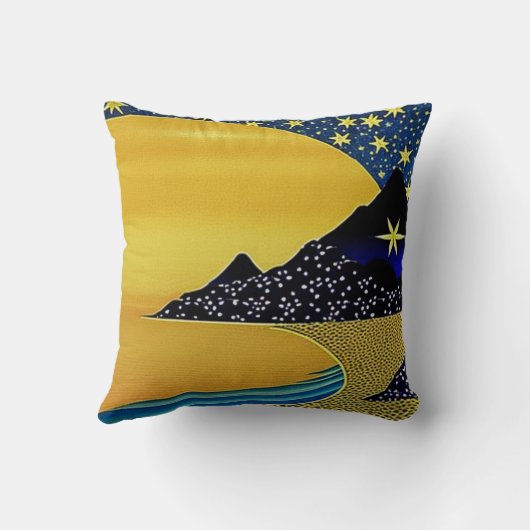 Mountain of Stars Poster クッション (裏面)